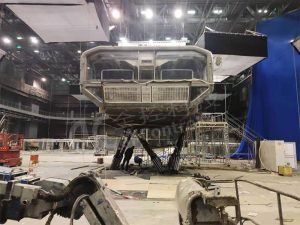 Application of Motion Platform in the film industry 7 The back of the Wandering Earth 2 lunar rover simulator