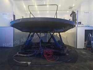 Malaysian Hospital Medical Training Simulator Project 13 On-site photos of 6DOF rehabilitation training platform