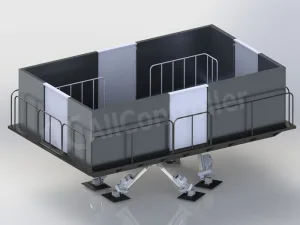 Emergency training simulation platform 4 6DOF Emergency training simulation platform details
