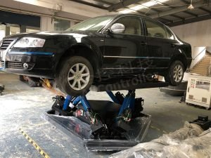 6DOF black real car driving simulator