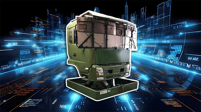 6DOF truck driving simulator