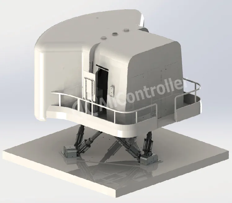 Simulation motion simulator effect diagram