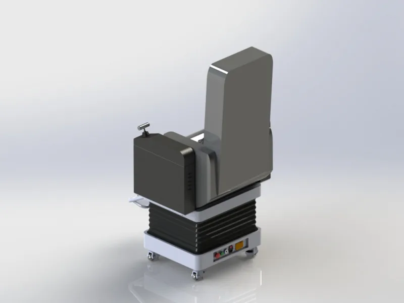 ACE-3DOF-300/3DOF Motion Platform Scheme drawings and renderings
