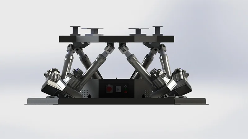Rendering of a 6DOF motion platform (2000KG)