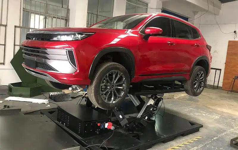 6DOF real car driving simulator